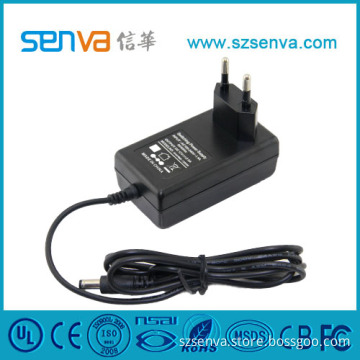 EU Laptop AC Adapter with CE/RoHS/UL (XH-24W-12V02-7)